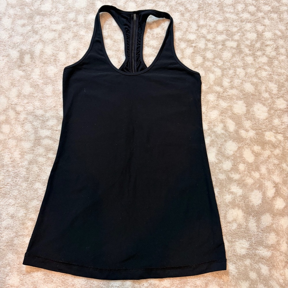 Lululemon Black Racerback Tank Top
